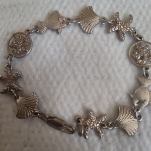 Beach inspired Anklet or Bracelet, 7 1/4 in length.